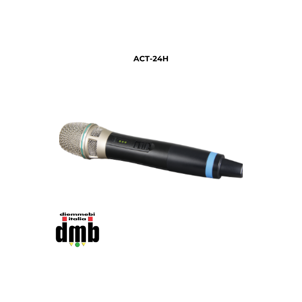 MIPRO - ACT-24H - Trasmettitore con impugnatura ACT-2.4GHz con Batterie Alkaline AA