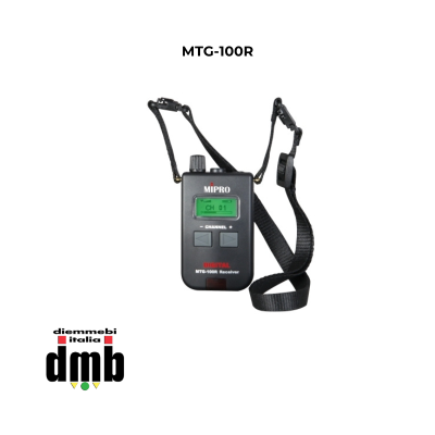 MIPRO - MTG-100R - Ricevitore digitale 16 canali UHF con Batteria Litio Polimero