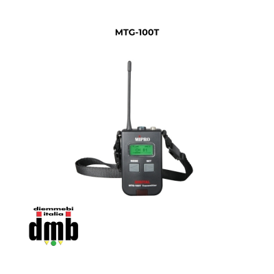 MIPRO - MTG-100T - Trasmettitore digitale 16 canali UHF con Batteria Litio Polimero