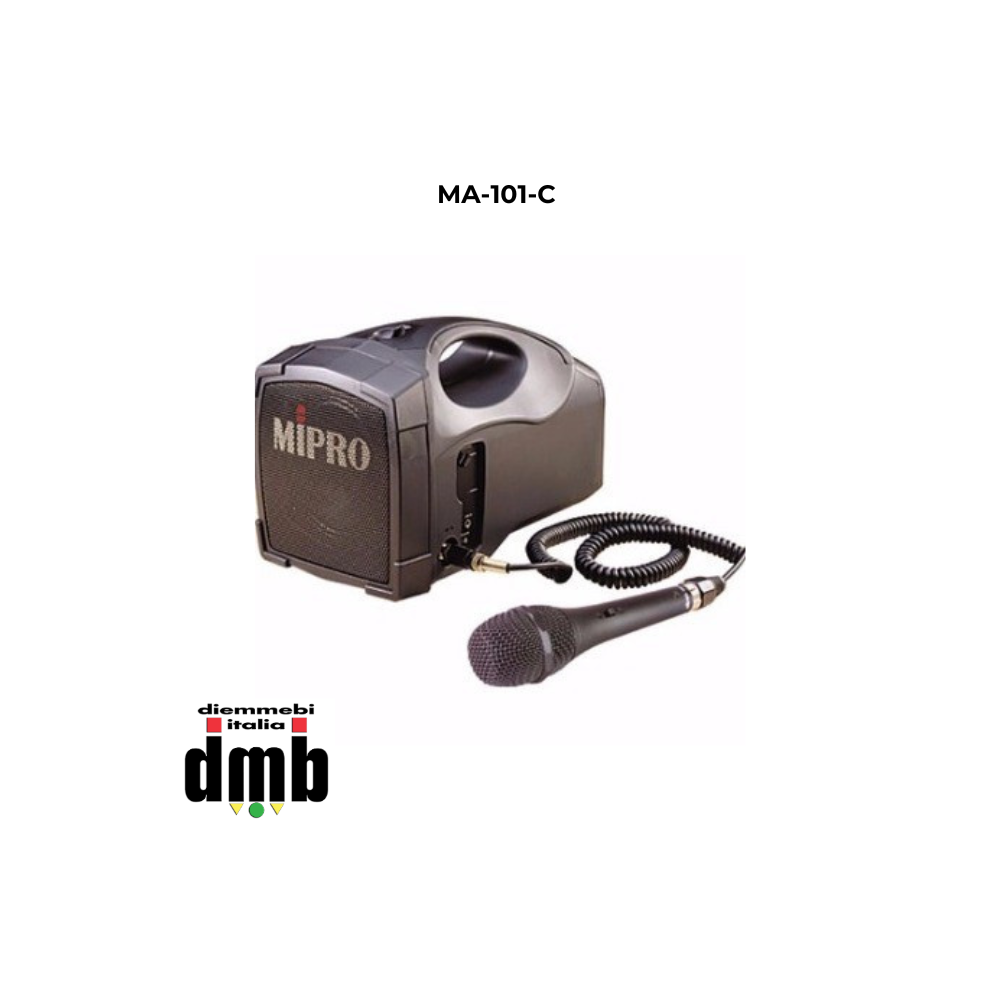 MIPRO - MA-101-C - Amplificazione portatile 45W con microfono a filo MM-107