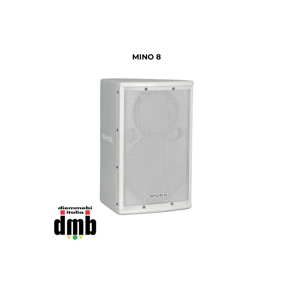 WORK - MINO 8 - Diffusore acustico passivo a due vie da 240 W a @ 8 Ohm