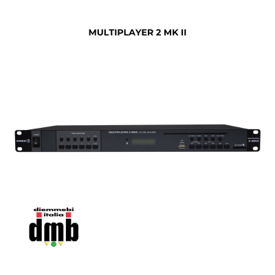 WORK - MULTIPLAYER 2 MK II - Lettore multimediale CD/MP3 audio con USB/SD