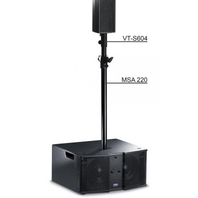 FBT - MSA 220BK - 39330 - Asta supporto distanziatore per diffusore subwoofer e satellite M20