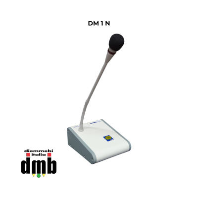 WORK - DM 1 N - Microfono dinamico a condensatore da tavolo