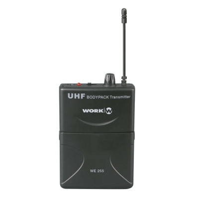 WORK - WRD 255/2 - Sistema wireless UHF con microfono da bavero.