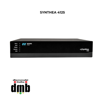 WORK - SYNTHEA 4125 - Amplificatore/Matrice audio. DSP