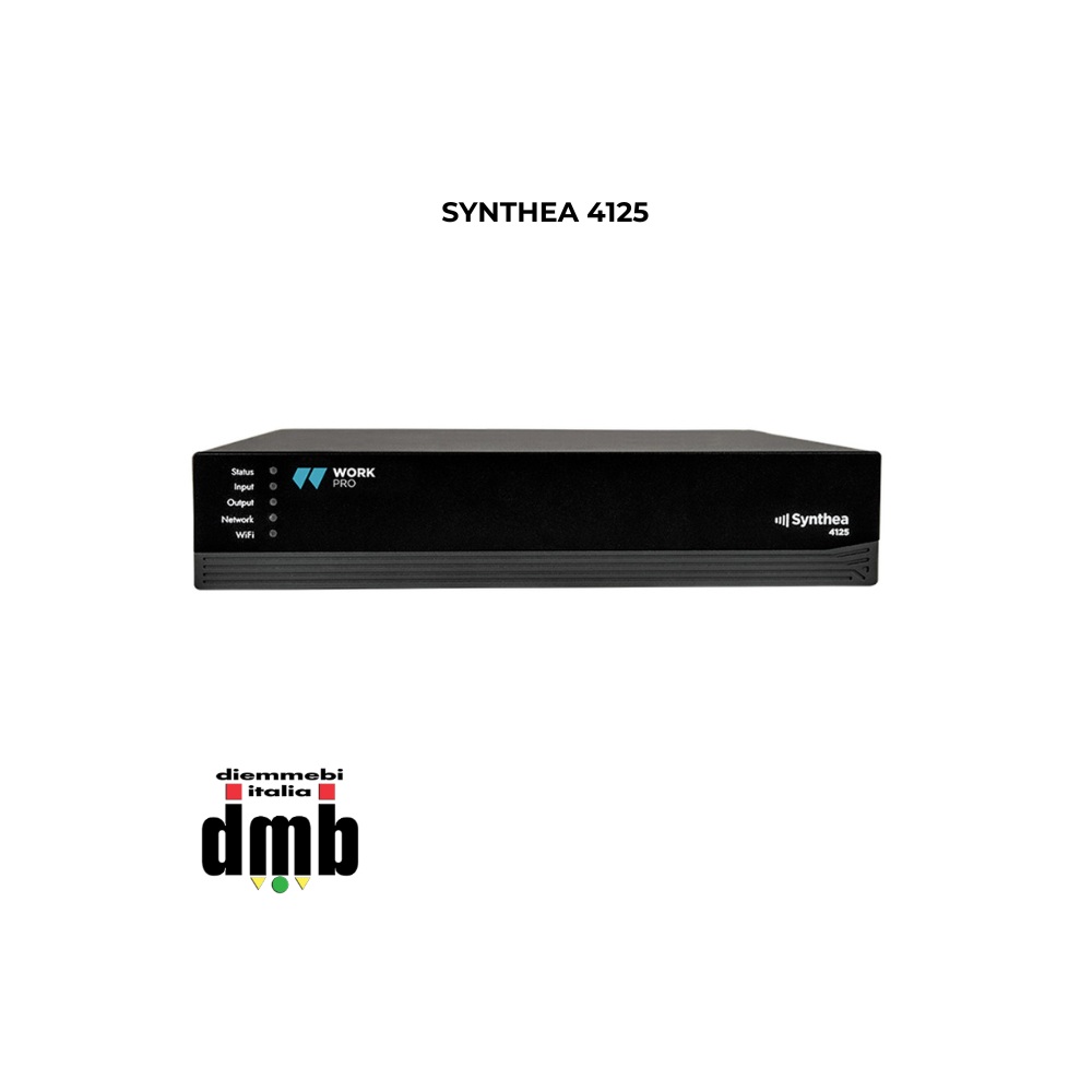 WORK - SYNTHEA 4125 - Amplificatore/Matrice audio. DSP