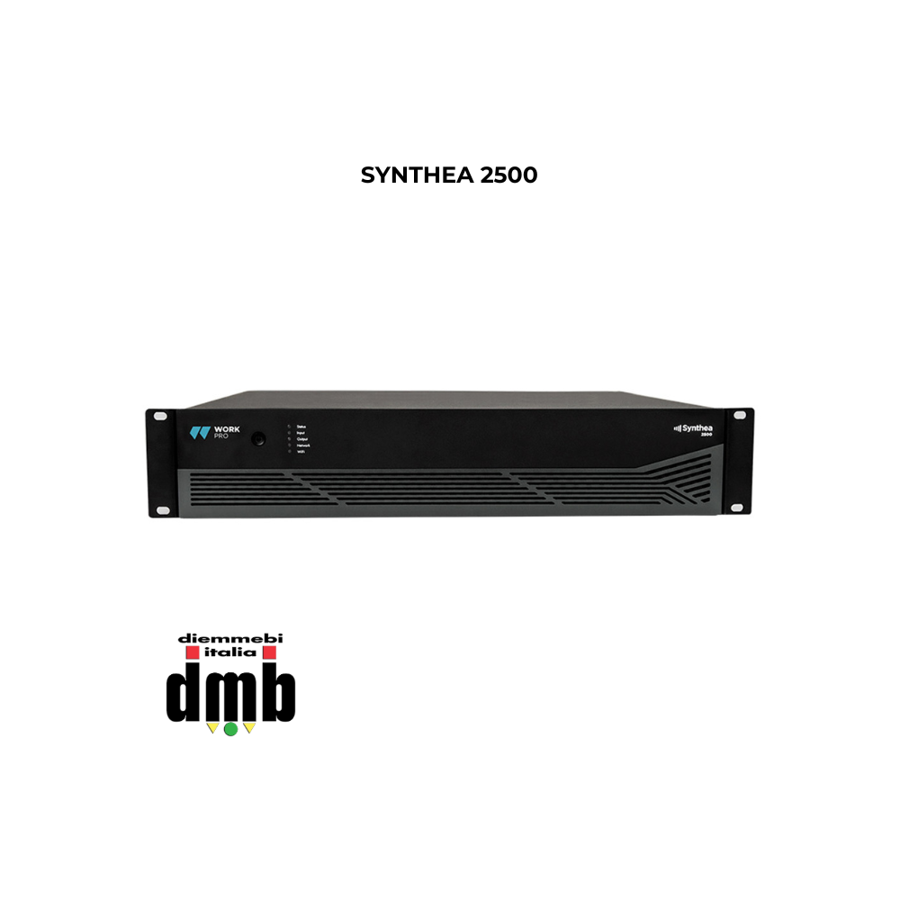 WORK - SYNTHEA 2500 - Amplificatore/Matrice audio. DSP