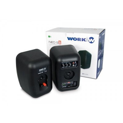 WORK - NEO 5 A ES - Coppia di Altoparlante attivo + passivo 2 x 25 W RMS