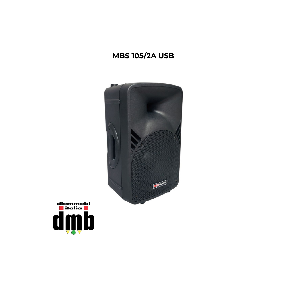 MARK - MBS 105/2A USB - Diffusore acustico attivo da 10'' 150 W