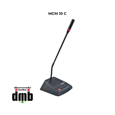 WORK - MCM 10 C - Base con microfono a stelo per presidente per sistema di conferenza