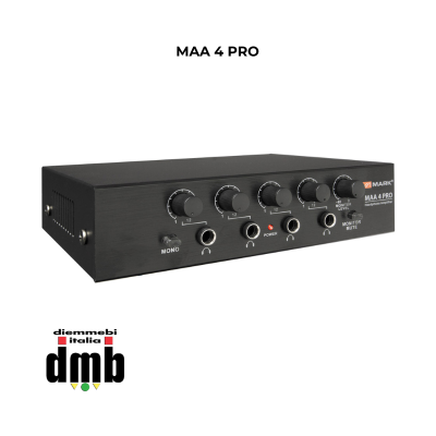 MARK - MAA 4 PRO - Amplificatore per cuffie. 4 uscite. Volume indipendente