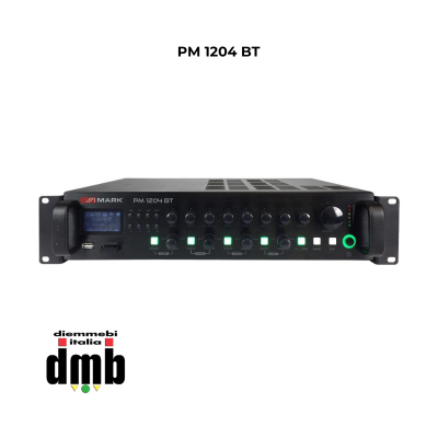 MARK - PM 1204 BT - Amplificatore da installazione da 120W
