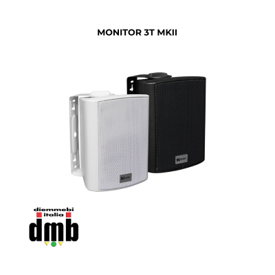 MARK - MONITOR 3T MKII - Coppia casse acustiche passive 20W a 8 Ohm, 20/10/5W Bianco o nero