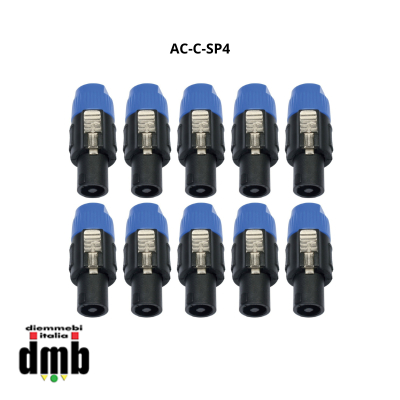 ADJ - AC-C-SP4 - SPEAKER PLUG  4PIN x10