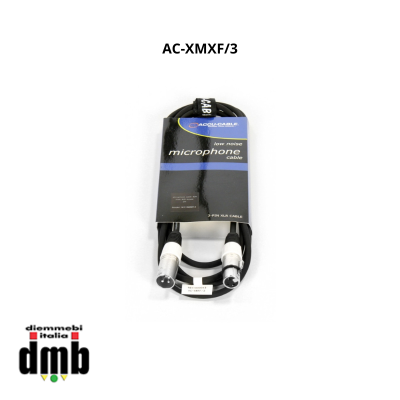 ADJ - AC-XMXF/3 - CAVO MICROFONO XLR/XLR 3M