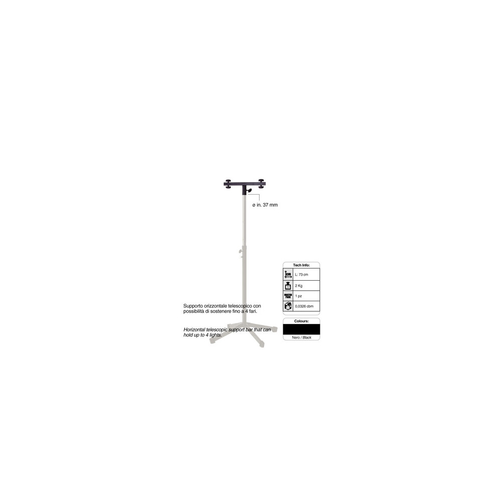 Md Italy Spc Supporto Orizzontale Telescopico Con Possibilit Di