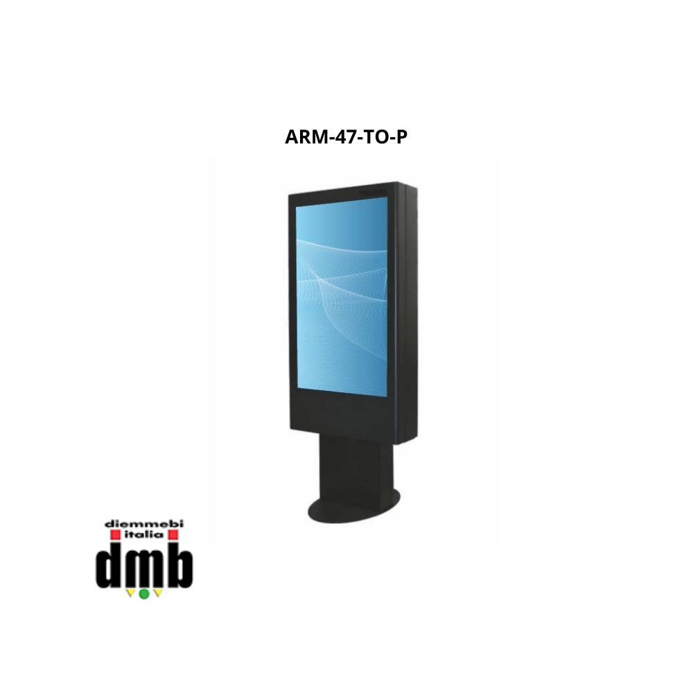 ARM - ARM-47-TO-P - Totem contenitore da esterno per monitor da 47" IP56 (-5°/+35°C)