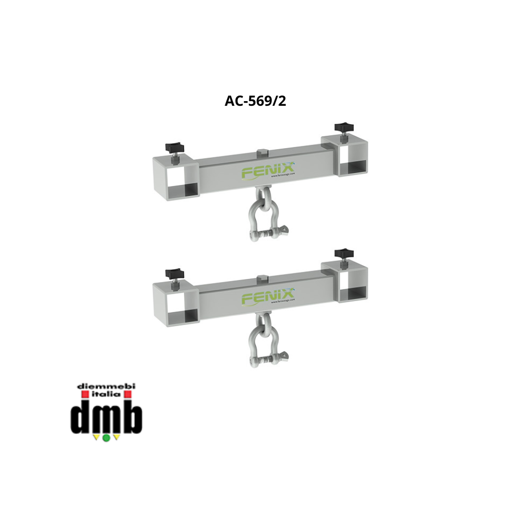 FENIX STAGE - AC-569/2 - Confezione da due barre per fissare al sollevatore elevatore serie AT un sistema Line Array