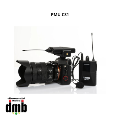 AUDIODESIGN - PMU CS1 - Sistema wireless per fotocamera - Smartphone a 1 canale