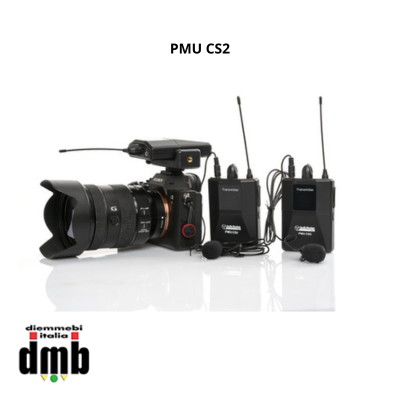 AUDIODESIGN - PMU CS2 - Sistema wireless per fotocamera - Smartphone a 2 canali