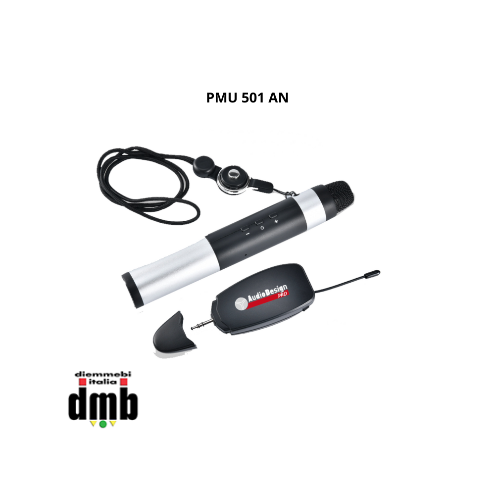 AUDIODESIGN PRO - PMU 501 AN - Microfono a condensatore con ricevitore a Jack