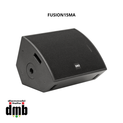 DAD - FUSION15MA - Monitor da palco attivo a 2 vie con altoparlante coassiale Amplificatore in classe D+AB, 350+70 W 128db SPL