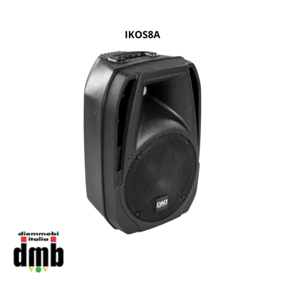 DAD - IKOS8A - Diffusore cassa acustica attiva 8" 120W RMS per eventi live e playback