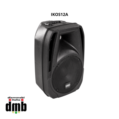 DAD - IKOS12A - Diffusore attivo, bi-amp, 2-vie 250+50 W, 126dB SPL per eventi live e playback