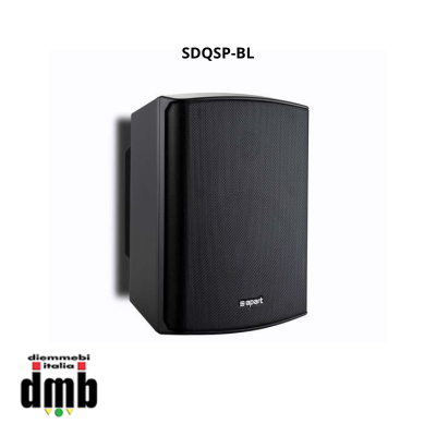 APART - SDQSP-BL - Coppia di diffusori attivi a 2 vie 2x30W – Woofer 5,25"