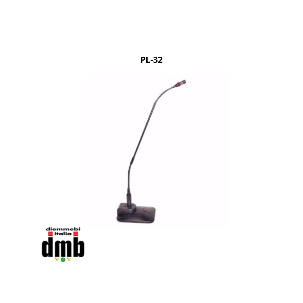 AV LEADER - PL-32 - Microfono a condensatore con base da tavolo