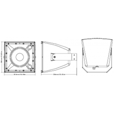 PROAUDIO - AIR08TCOAX - Diffusore acustico outdoor passivo a 2 vie coassiale