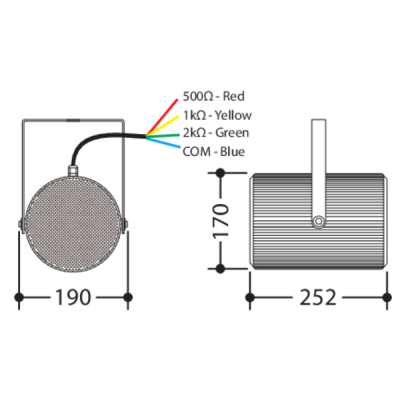 PROAUDIO - DK88T - Diffusore acustico bidirezionale