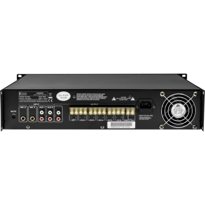 PROAUDIO - AM6120 - Amplificatore mixer a 6 zone progettato per la trasmissione di annunci microfonici e/o programmi musicali