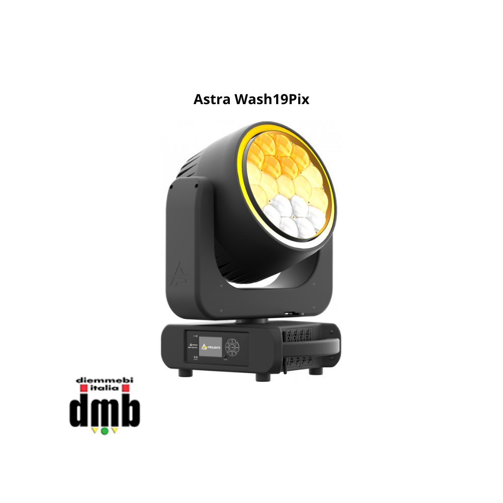 PROLIGHTS - Astra Wash19Pix - Testa mobile wash LED