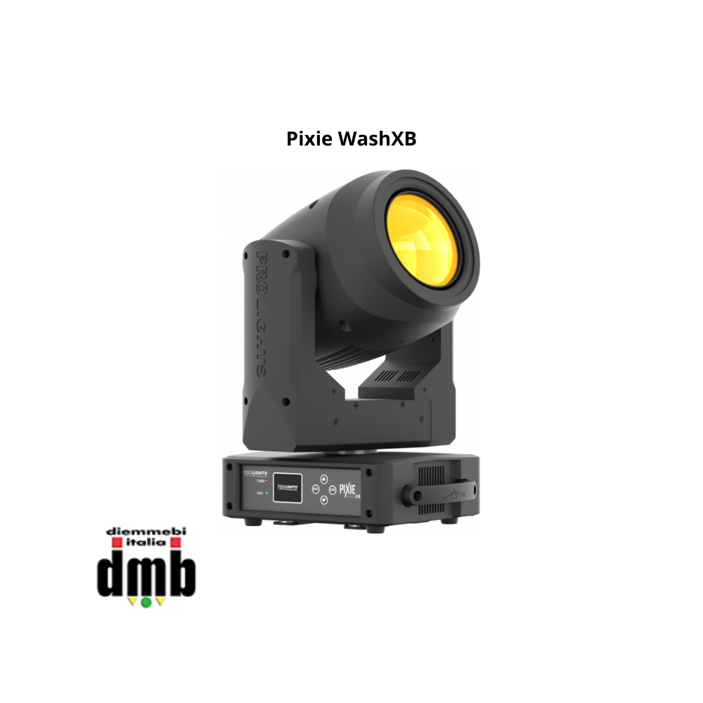 PROLIGHTS - Pixie WashXB - Testa mobile Wash LED RGB + warm white da 280W