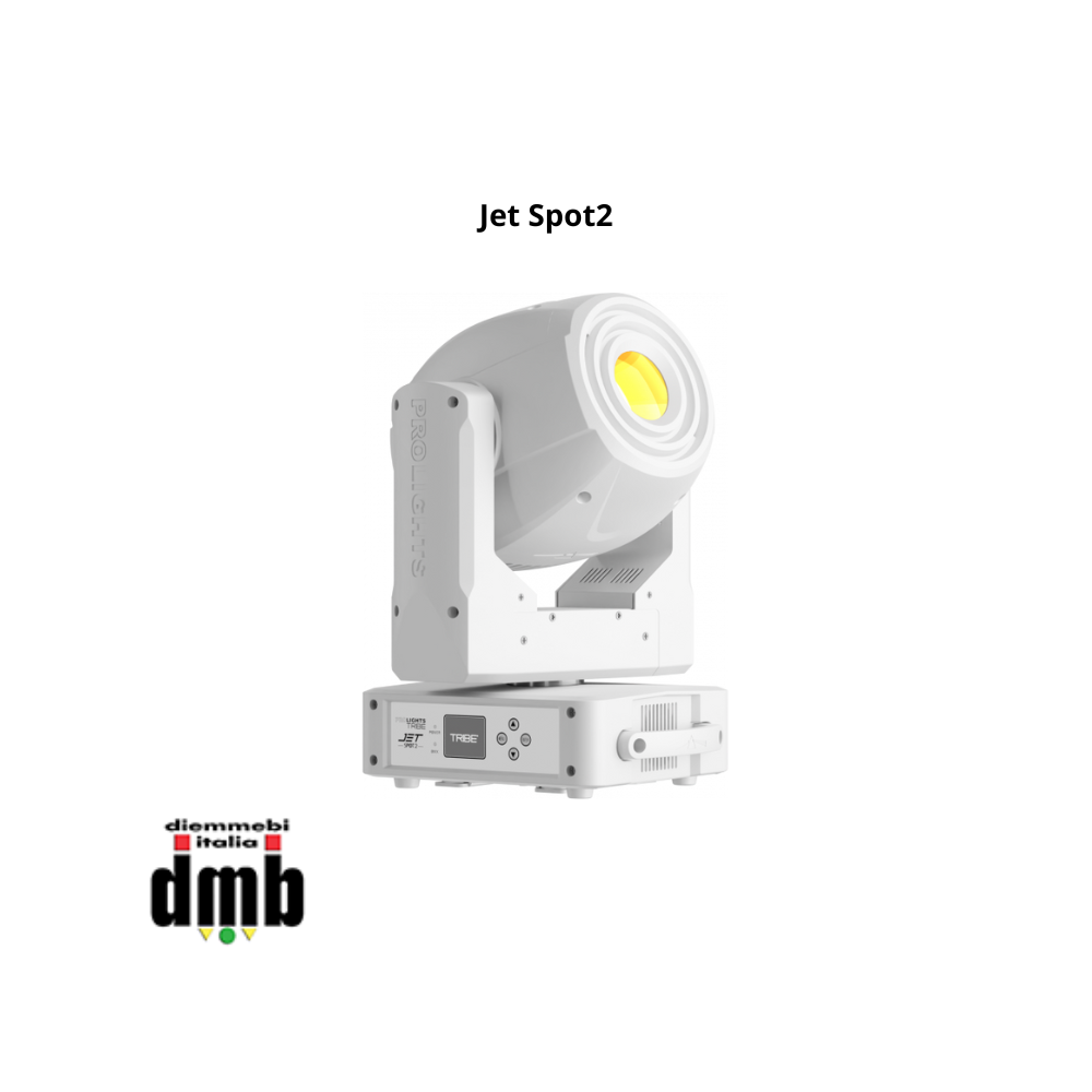 TRIBE - PROLIGHTS - Jet Spot2 - Testa mobile Spot 1x150W white LED, 20°, prisma 3f, 7+8 gobos