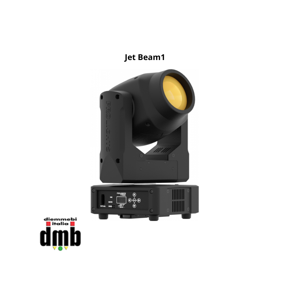 PROLIGHTS - Jet Beam1 - Testa mobile Beam 1x14W white LED, angolo 2.5°, prisma 8f, 14 colori