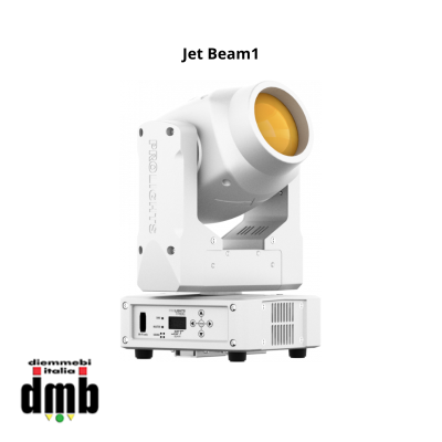 PROLIGHTS - Jet Beam1 - Testa mobile Beam 1x14W white LED, angolo 2.5°, prisma 8f, 14 colori