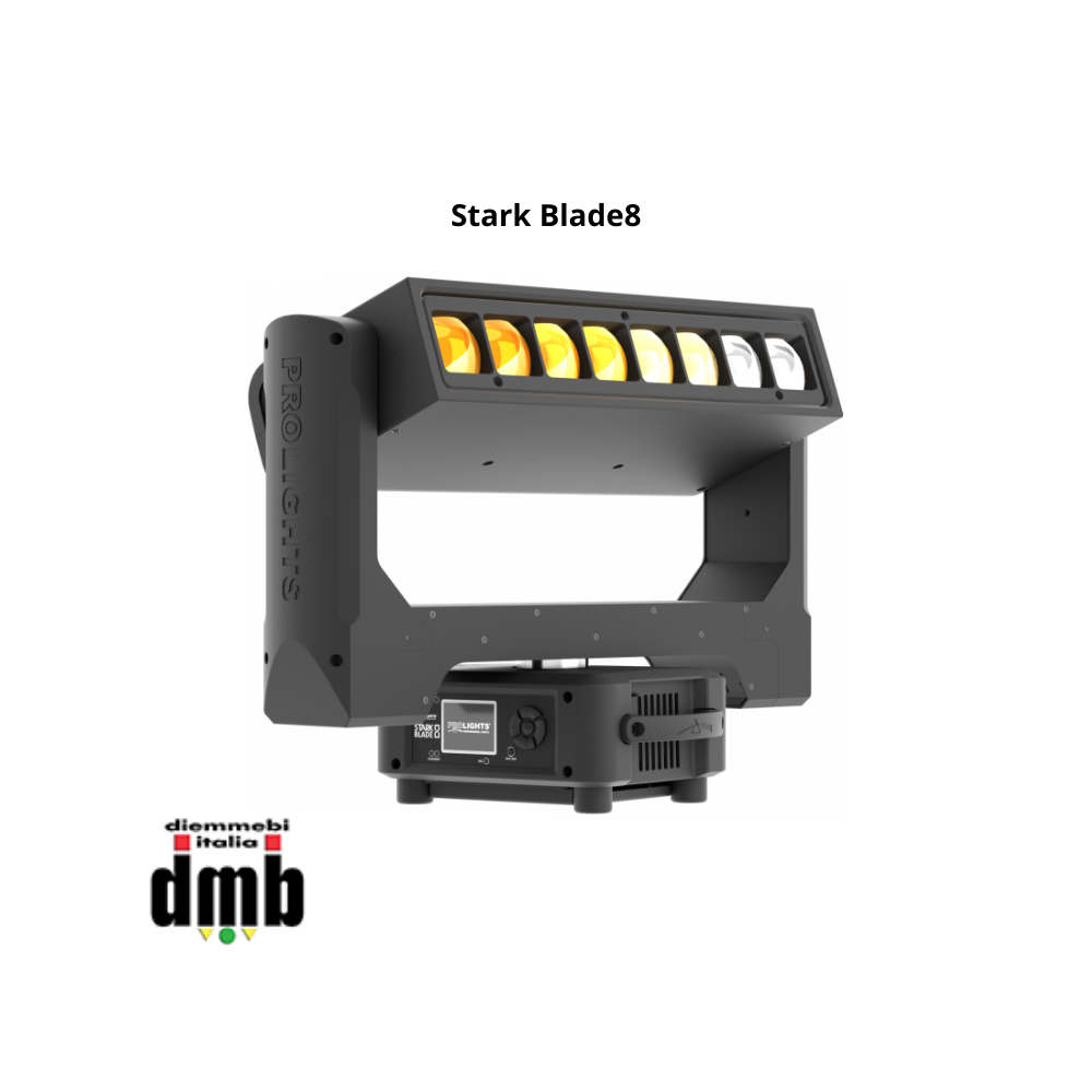 PROLIGHTS - Stark Blade8 - Barra motorizzata 8x40W RGBW Osram Ostar LED 3°-45°