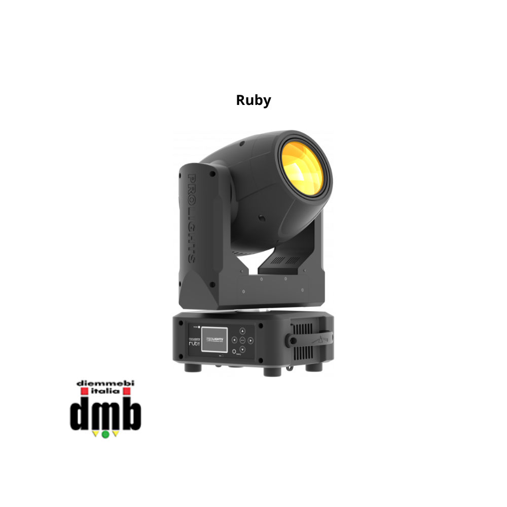 PROLIGHTS - Ruby - Testa mobile compatta 132W S Osram Sirius HRI