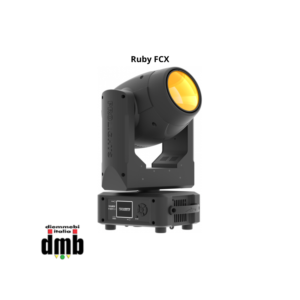 PROLIGHTS - Ruby FCX - Testa mobile compatta LED RGB 50W