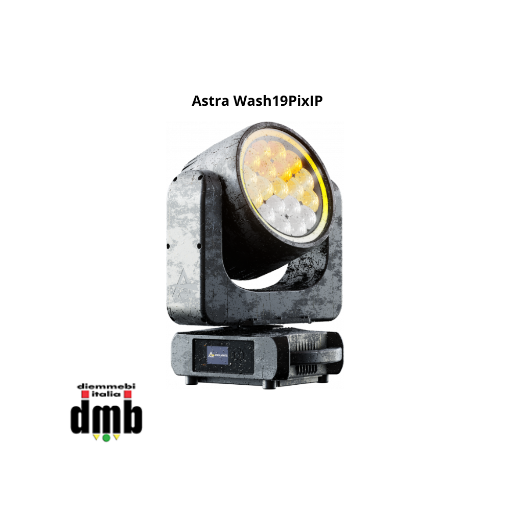 PROLIGHTS - Astra Wash19PixIP - Testa mobile wash LED IP65