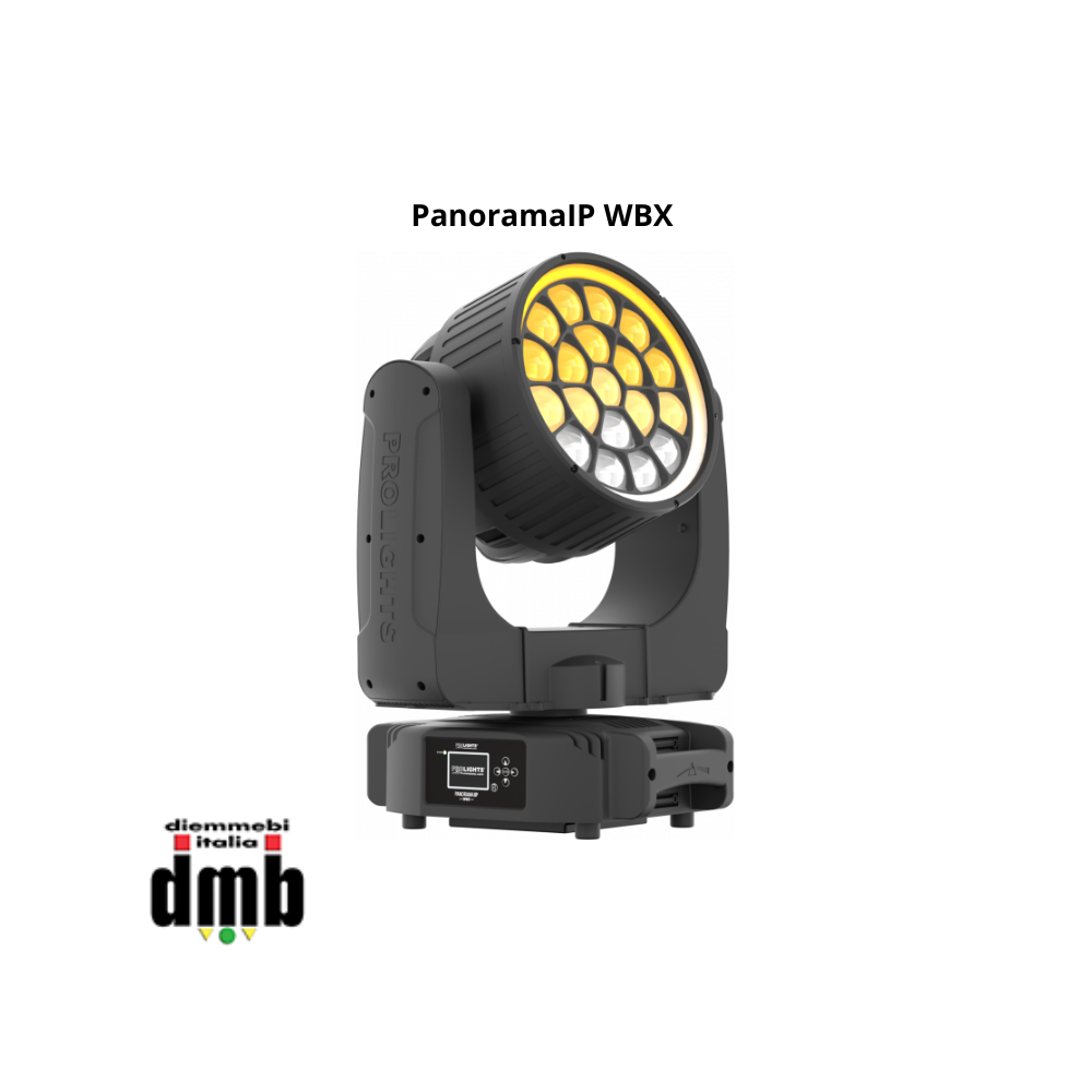 PROLIGHTS - PanoramaIP WBX - Testa mobile Wash 19x40W RGBW Osram Ostar LED IP65