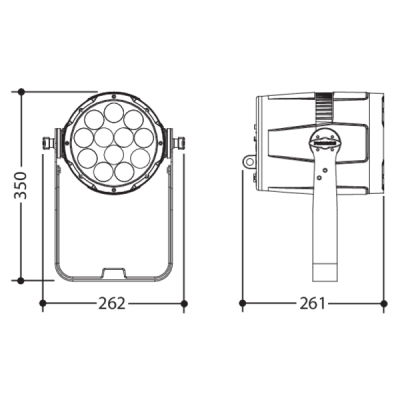 PROLIGHTS - VersaPar - PAR LED con zoom