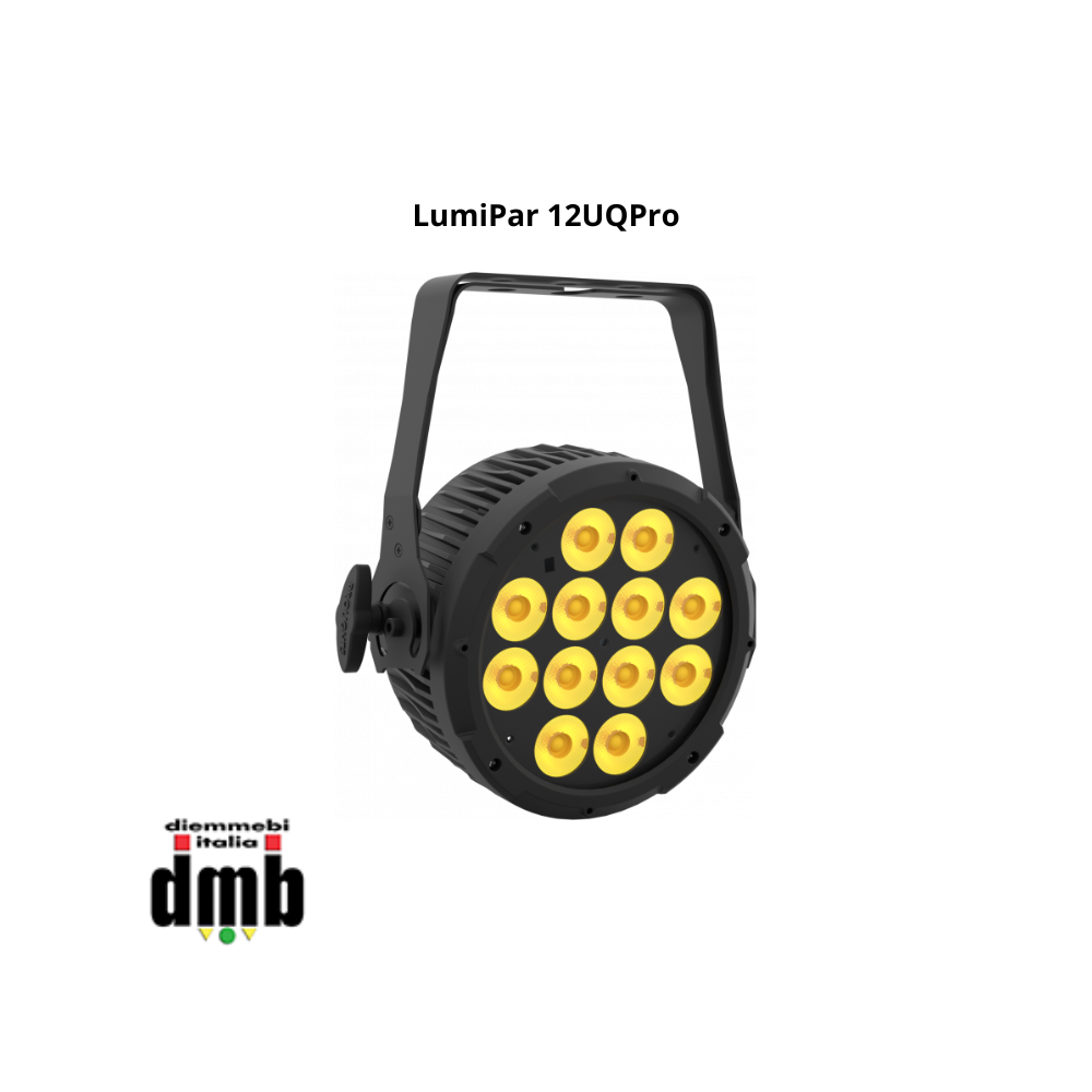 PROLIGHTS - LumiPar 12UQPro - Faro PAR LED 12x8W RGBW/FC IP44