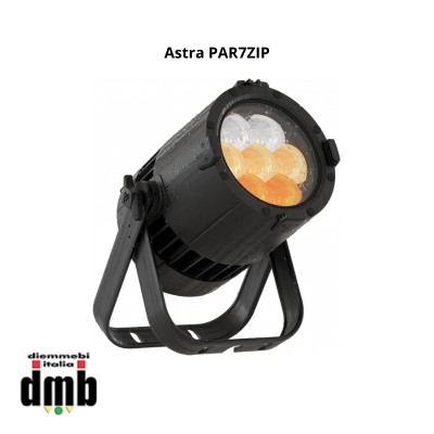 PROLIGHTS - Astra PAR7ZIP  - PAR LED sorgente LED RGB + Warm White da 7x40W, IP65