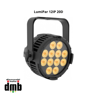 PROLIGHTS - LumiPar 12IP 20D - Faro Par LED 12x9W RGBW / FC IP65