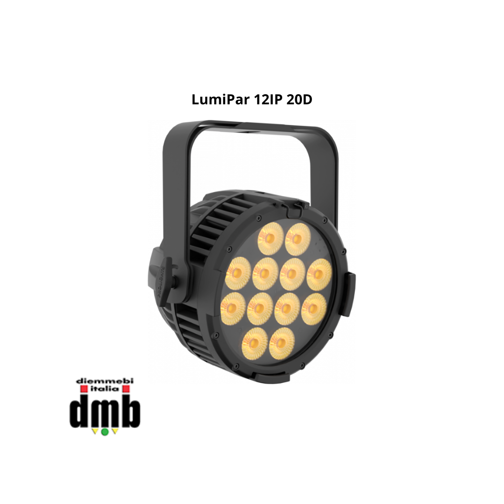 PROLIGHTS - LumiPar 12IP 20D - Faro Par LED 12x9W RGBW / FC IP65