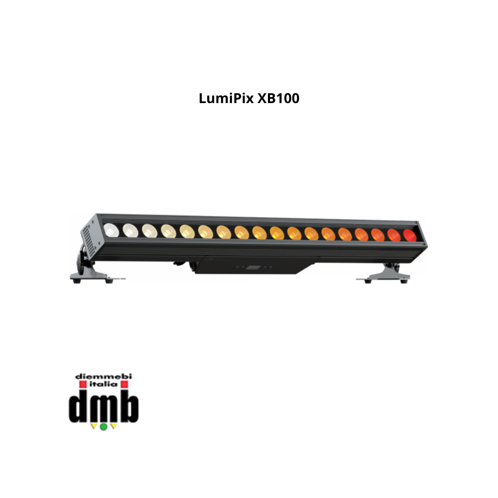 PROLIGHTS - LumiPix XB100 - Barra LED con 18x20W RGB + Bianco Caldo LED